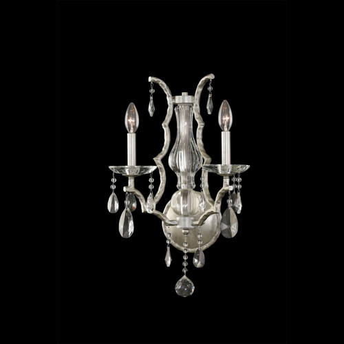 Allegri - 090022-040-FR001 - Two Light Wall Bracket - Shorecrest - Sliver Dollar