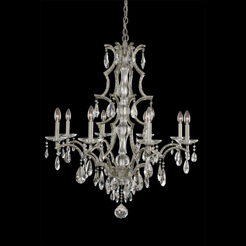 Allegri - 090073-040-FR001 - Eight Light Chandelier - Shorecrest - Sliver Dollar