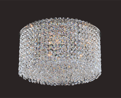 Allegri - 11664-010-FR001 - Five Light Flush Mount - Milieu Metro - Chrome