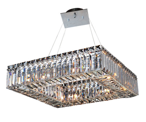 Allegri - 11710-010-FR001 - Eight Light Pendant - Quadro - Chrome