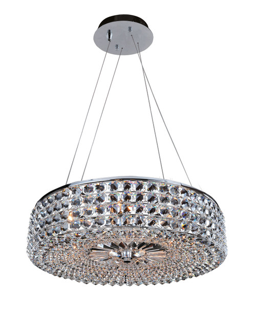 Allegri - 11752-010-FR001 - Six Light Pendant - Arche - Chrome