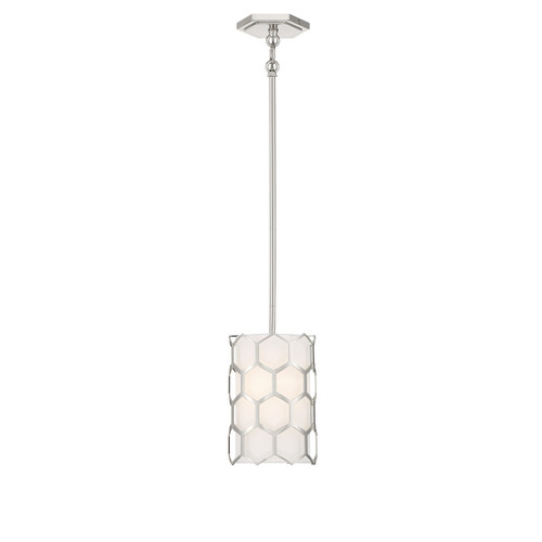 George Kovacs - P1891-613 - One Light Mini Pendant - Missing Link - Polished Nickel