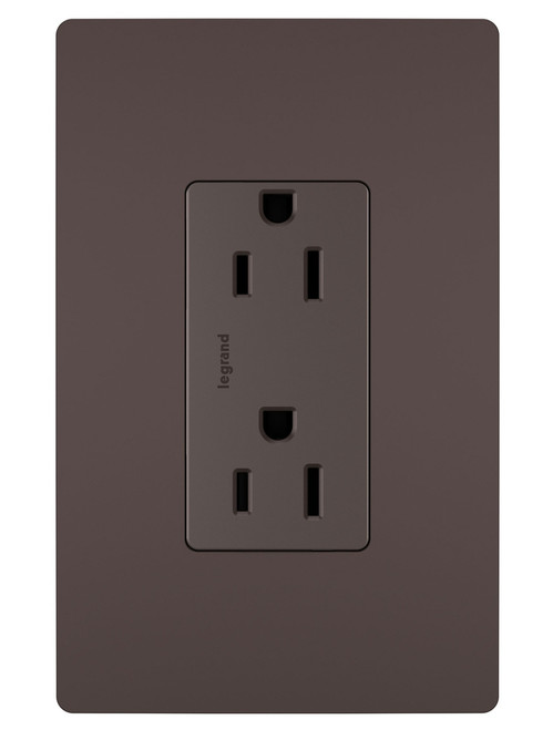 Legrand - 885TRDBCC12 - Tamper-Resistant Outlet - radiant - Dark Bronze