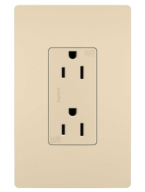 Legrand - 885TRWRI - Outdoor Outlet - radiant - Ivory