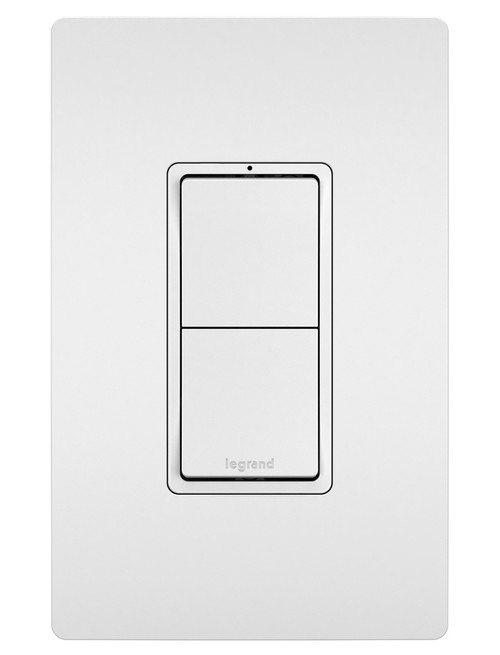 Legrand - RCD11W - Two Single-Pole Switches - radiant - White