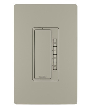 Legrand - RT2NICCV4 - 4-Button Digital Timer - radiant - Nickel