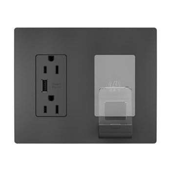 Legrand - RWC826USBBKCCV2 - Wireless Charger - radiant - Black