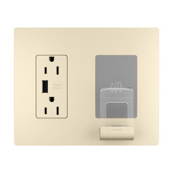 Legrand - RWC826USBLACCV2 - Wireless Charger - radiant - Light Almond