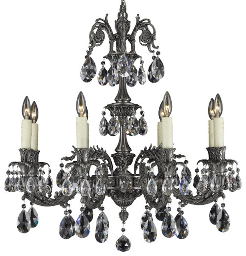 manufacturer_finish:Antique Silver|light_source:Incandescent|crystal:Oval Precision