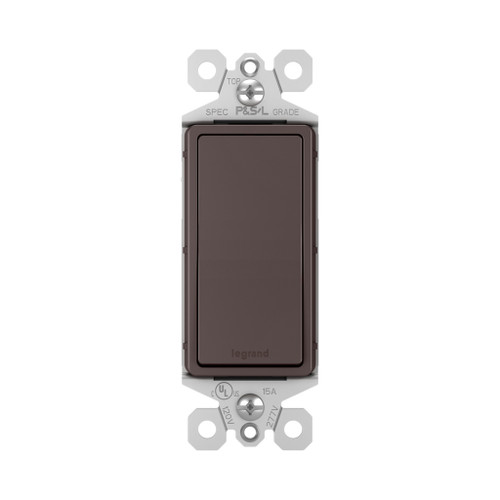 Legrand - TM870DBCC10 - 15A Single-Pole Switch - radiant - Dark Bronze