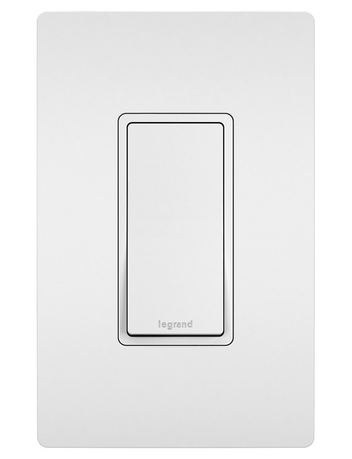 Legrand - TM870WAMCC4 - 15A Single Pole Switch with Microban - radiant - White
