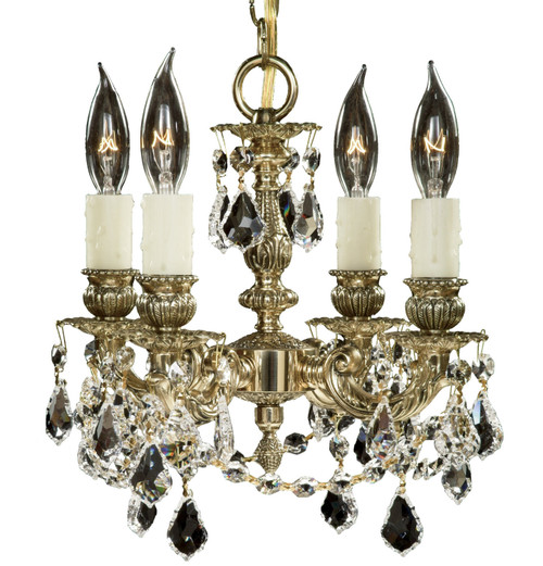 manufacturer_finish:Polished Brass with Black Inlay|light_source:Incandescent|crystal:A - Precision Clear French Pendaloque Crystal