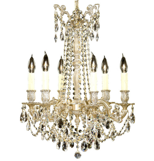 manufacturer_finish:Antique White Glossy|light_source:Incandescent|crystal:Oval Precision