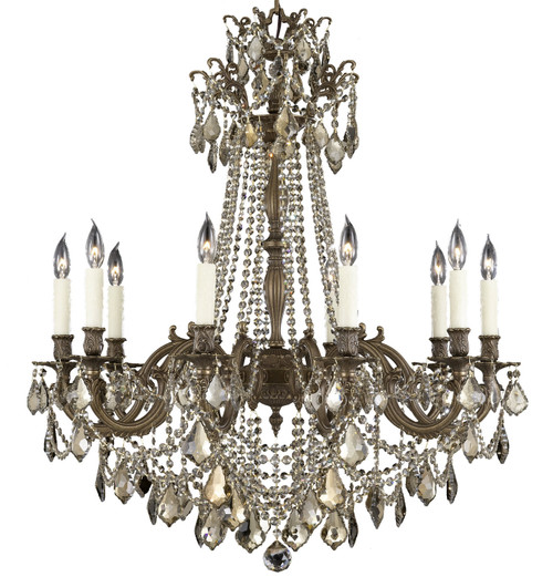 manufacturer_finish:Palace Bronze|light_source:Incandescent|crystal:Teak French Pendaloque Precision Effects