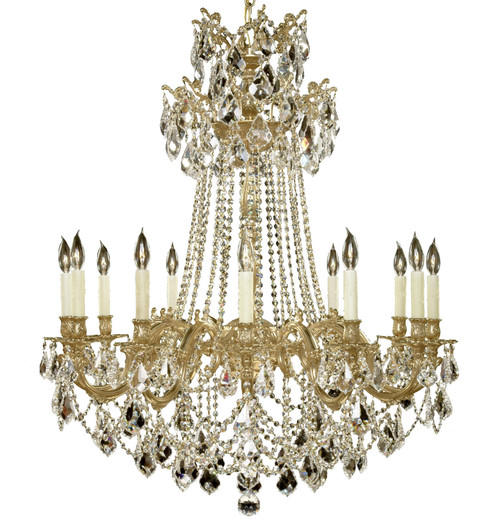manufacturer_finish:True Brass|light_source:Incandescent|crystal:French Pendaloque Precision