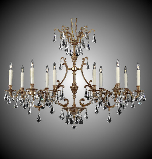 manufacturer_finish:French Gold Glossy|light_source:Incandescent|crystal:Teak French Pendaloque Precision Effects