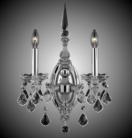 manufacturer_finish:Satin Nickel w/ Silver Accents|light_source:Unspecified|crystal:French Pendaloque Precision