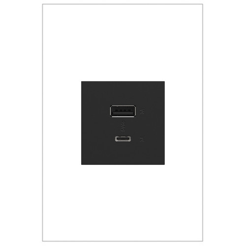 Legrand - ARUSB2AC6G4 - Ultra-Fast USB Type-A/C Outlet Module - adorne - Graphite