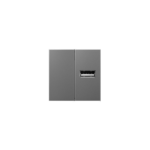 Legrand - ARUSBM4 - Usb Outlet Half-Size - Adorne - Magnesium