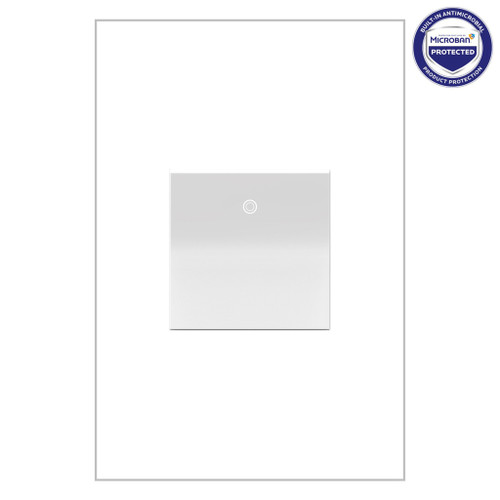 Legrand - ASPD1532W277 - 277V Paddle Switch with Microban - adorne - White