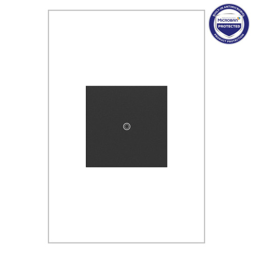 Legrand - ASTP1532G4 - sofTap Switch with Microban - adorne - Graphite