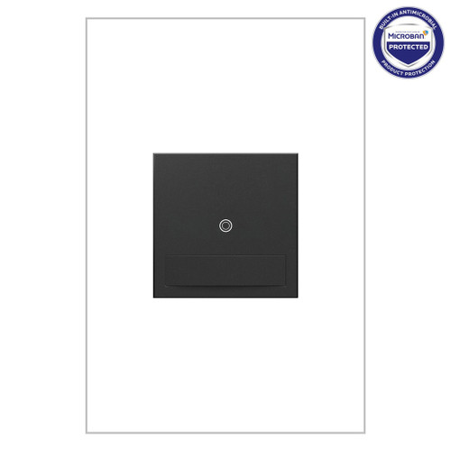 Legrand - ASVS12G4 - Motion Sensor Switch Manual On/Auto Off with Microban - adorne - Graphite