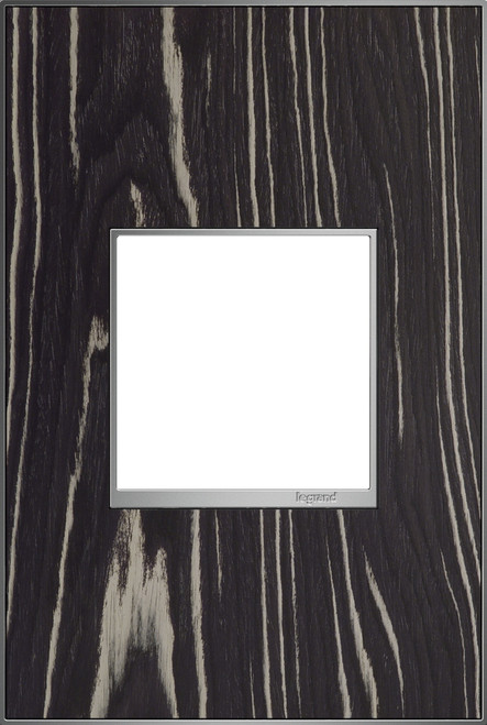 Legrand - AWM1G2MA4 - One-Gang Screwless Wall Plate - adorne - Macassar
