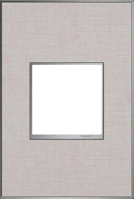 Legrand - AWM1G2TL4 - One-Gang Screwless Wall Plate - adorne - True Linen