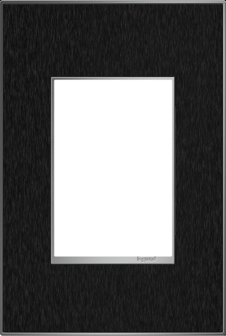 Legrand - AWM1G3BLS4 - One-Gang-Plus Screwless Wall Plate - adorne - Black Stainless