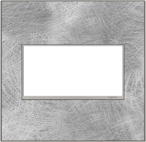 Legrand - AWM2GSP4 - Two-Gang Screwless Wall Plate - adorne - Spiraled Stainless