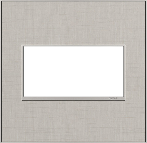 Legrand - AWM2GTL4 - Two-Gang Screwless Wall Plate - adorne - True Linen
