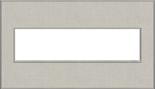 Legrand - AWM4GTL4 - Four-Gang Screwless Wall Plate - adorne - True Linen