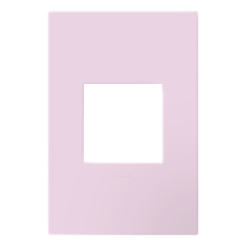 Legrand - AWP1G2RA - One-Gang-Plus Screwless Wall Plate with Microban - adorne - Rosa