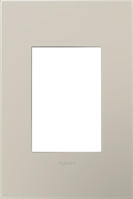 Legrand - AWP1G3GG4 - One-Gang-Plus Screwless Wall Plate - adorne - Greige