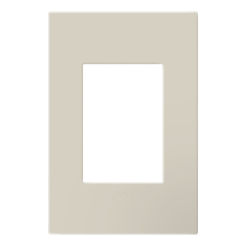 Legrand - AWP1G3OM - One-Gang Screwless Wall Plate with Microban - adorne - Oatmeal