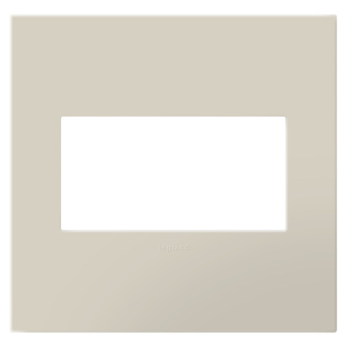 Legrand - AWP2GOM - Two-Gang Screwless Wall Plate with Microban - adorne - Oatmeal