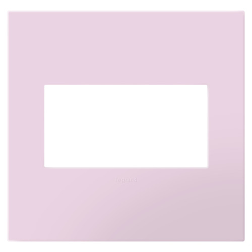 Legrand - AWP2GRA - Two-Gang Screwless Wall Plate with Microban - adorne - Rosa