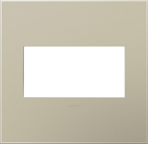 Legrand - AWP2GTM4 - Two-Gang Screwless Wall Plate - adorne - Titanium