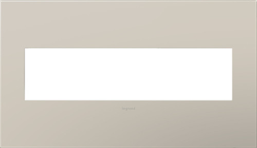 Legrand - AWP4GGG4 - Four-Gang Screwless Wall Plate - adorne - Greige