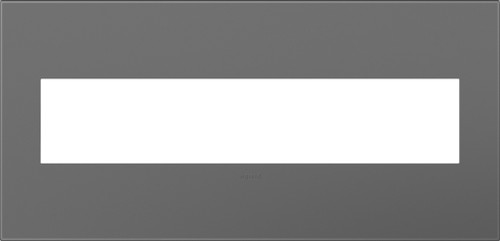 Legrand - AWP5GMG1 - Five-Gang Screwless Wall Plate with Microban - adorne - Magnesium