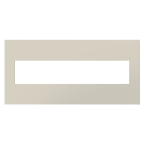 Legrand - AWP5GOM - Five-Gang Screwless Wall Plate with Microban - adorne - Oatmeal