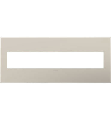 Legrand - AWP6GGG1 - Six-Gang Screwless Wall Plate - adorne - Greige