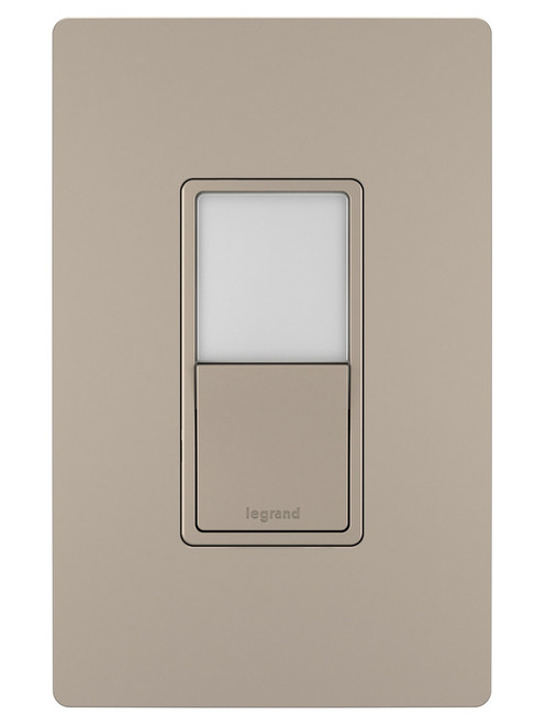 Legrand - NTL873NICC6 - Single Pole/3-Way Switch with Night Light - radiant - Nickel