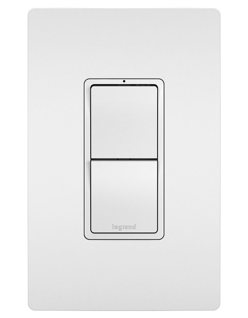 Legrand - RCD33W - Two Single Pole/3-Way Switches - radiant - White