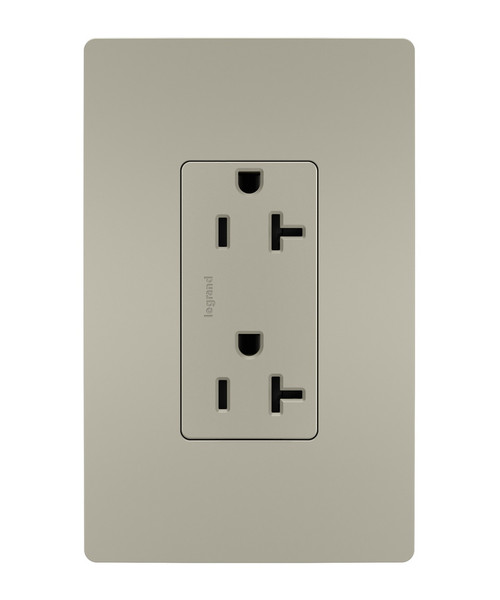 Legrand - TR26352RNICC6 - Spec Grade 20A Tamper-Resistant Receptacle - radiant - Nickel
