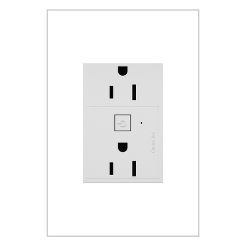 Legrand - WNAR153W1 - 15A Smart Outlet with Netatmo Plus-Size - adorne - White