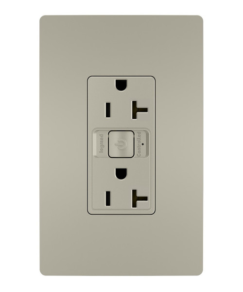 Legrand - WNRR20NI - Smart 20A Outlet with Netatmo - radiant - Nickel