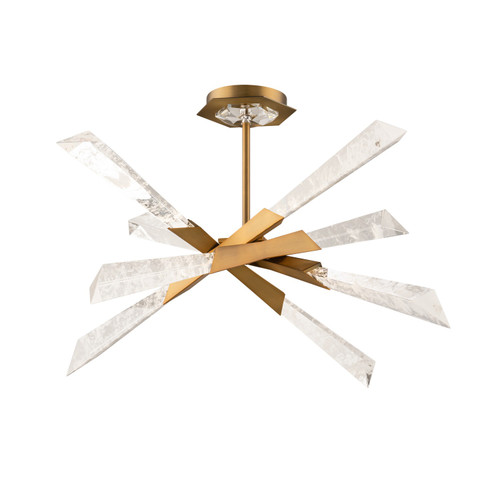 Schonbek Beyond - BFM31428-AB - 28 Semi-Flush Mount - Solitude - Aged Brass