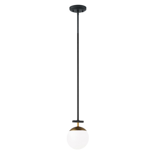 George Kovacs - P351-618 - One Light Mini Pendant - Alluria - Weather Coal With Autumn Gold