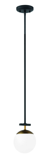 George Kovacs - P351-618 - One Light Mini Pendant - Alluria - Weather Coal With Autumn Gold